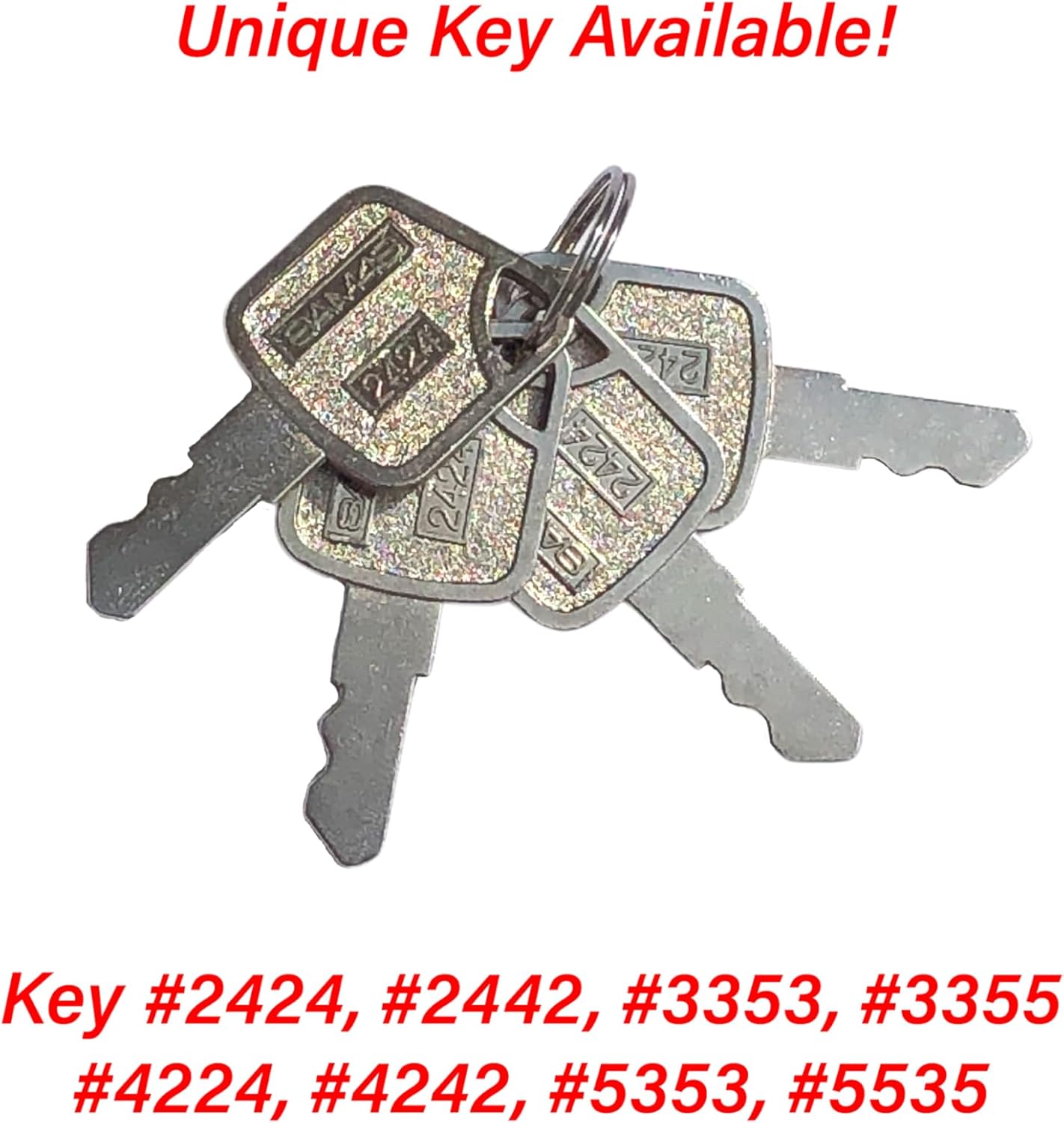 SAM4s Key Number 2424, Four Keys for 16" Cash Drawer