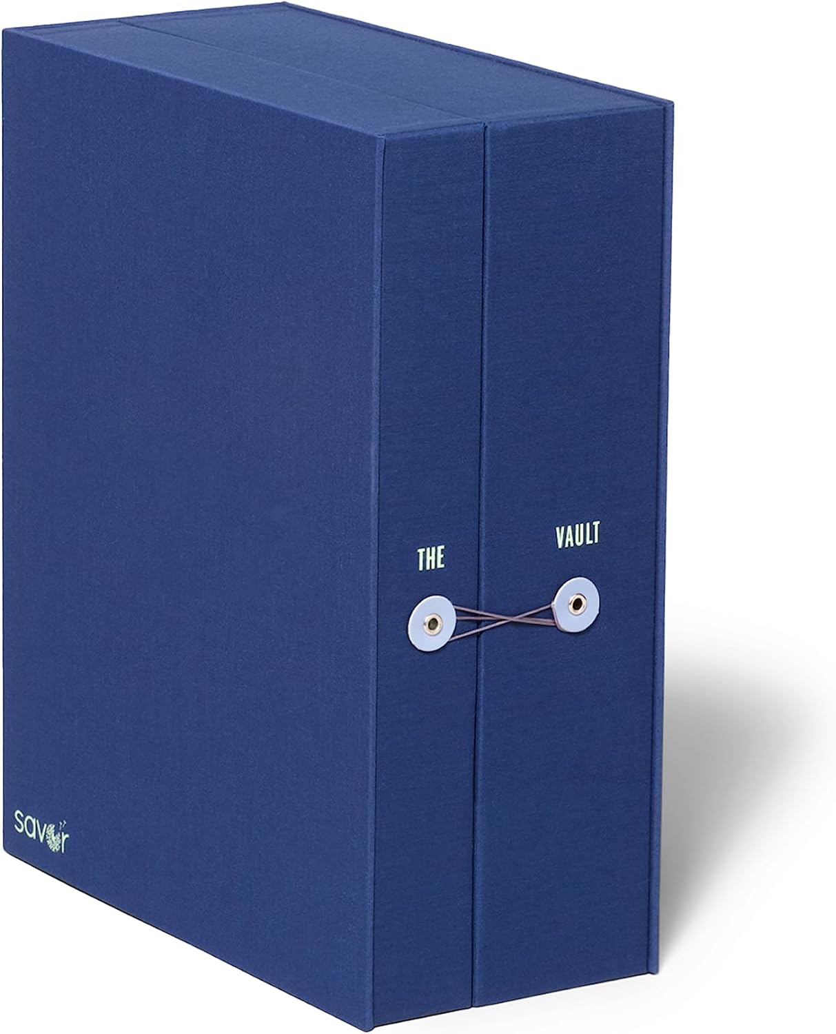 Savor | Pet All-in-One Organizer | Blue – Keep Vet Records, Tags, Collars and Fido’s Favorite Toy Organized or Keep Cherished Pet Memories Safe in One Convenient Home with This Gift for Pet Parents