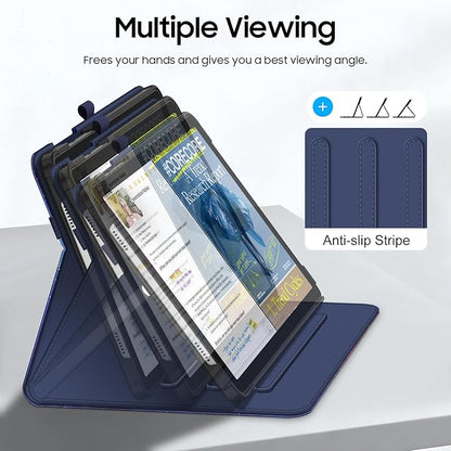 Fintie Case for Samsung Galaxy Tab A9 Plus/A9+ 5G 11 Inch 2023 Model (SM-X210/X216/X218), Multi-Angle Viewing Smart Stand Back Cover with Pocket Auto Wake/Sleep, Galaxy