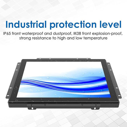 GreenTouch Outdoor High Brightness 1000 Nits 17 Inch Open Frame Interactive Industrial Capacitive Touchscreen Monitor