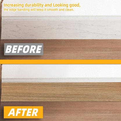 GSCIT Club Wood Grain Repair Tape, 2.4 inch X 250ft Self Adhesive Natural Walnut Grain Repair Patch for Tables, Chairs, Baseboards, Doors, Windows, Floors, Handicraft DIY.