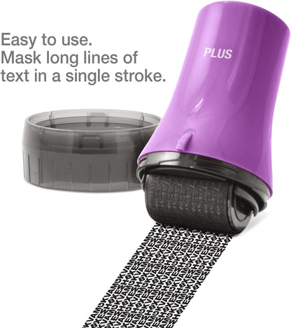 Guard Your ID Wide Advanced Roller 2.0 Identity Theft Prevention Security Stamp Purple
