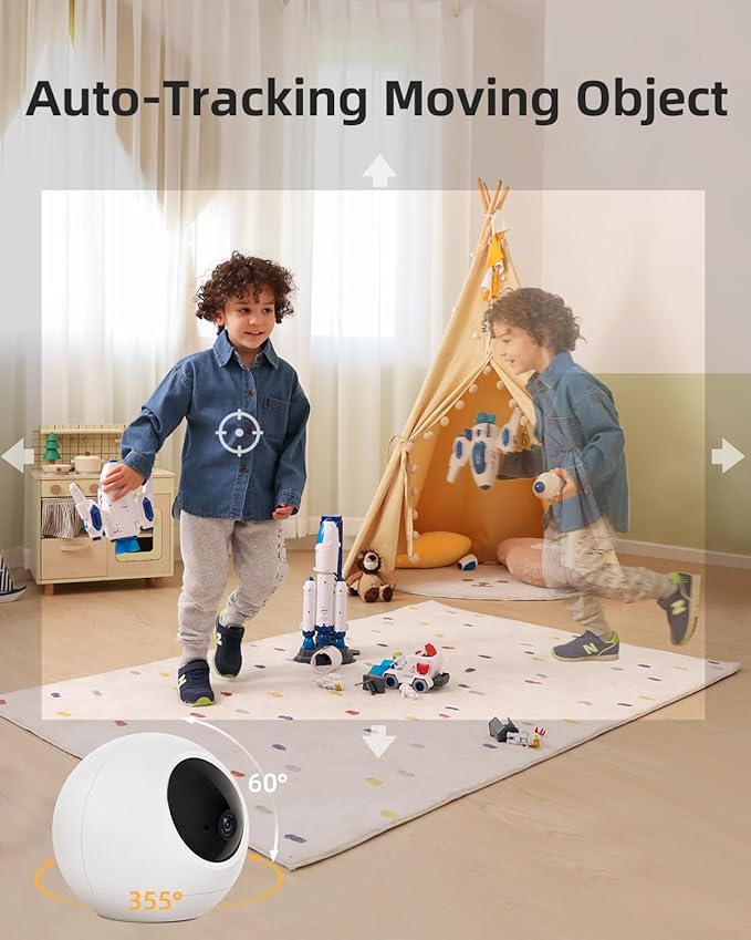 Noorio Home Security Camera System with B200-SE×2,T110×2