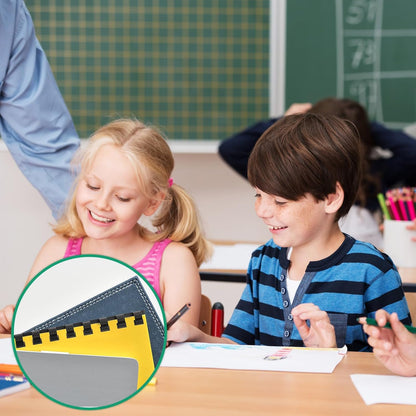 Maitys 300 Pcs Plastic Binding Combs Bulk 19 Ring Comb Spines Letter Size Spiral Binding for Notebook Calendar Picture(3/8 Inch,Black)