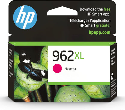 HP 962XL Magenta High-yield Ink Cartridge | Works with HP OfficeJet 9010 Series, HP OfficeJet Pro 9010, 9020 Series | Eligible for Instant Ink | 3JA01AN
