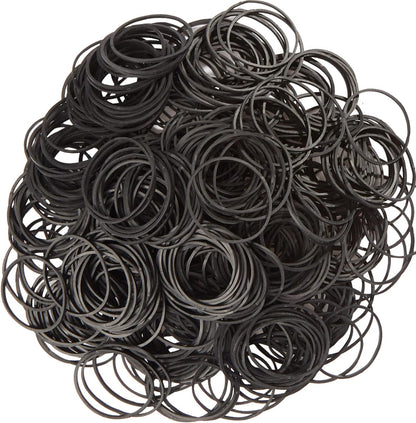 Rubber Bands Size #16 Black Elastic Rubber Band small 600Pcs rubber bands office supplies home Package,Household