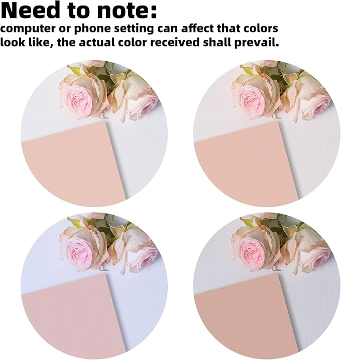Vienrose 8 x 8 Inch Scrapbook Photo Album, Linen Hardcover Photo Book with 40 White Pages, DIY Memory Book Kit with Accessories for Wedding, Baby Shower, Travel, Christmas (Pink, 20 Sheets)