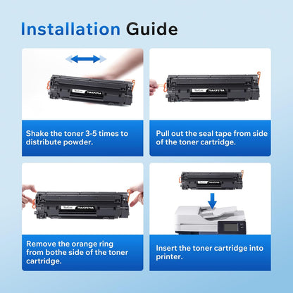 Valuetoner Compatible Toner Cartridges Replacement for HP 79A CF279A Work for Laserjet Pro M12, M12a, M12w, MFP M26, MFP M26a, MFP M26nw (4-Pack)