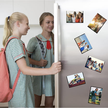 Black Magnetic Picture Frame 4X6 for Refrigerator-20 Pack,Black Photo Magnets Sleeves