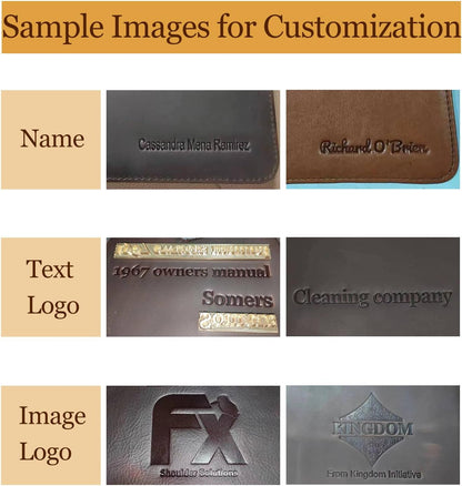 Personalized Genuine Leather Portfolio for Women and Men, Custom Engraved 8.5 x 11 Legal Padfolio, Zippered Notebook Laptop Organizer, Business Executive Folio for Work, Dark Brown, Oil Tanned