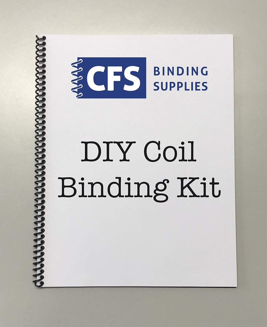 DIY Coil Binding Kit - 25 Books (Includes Pre-Punched Paper & Covers)