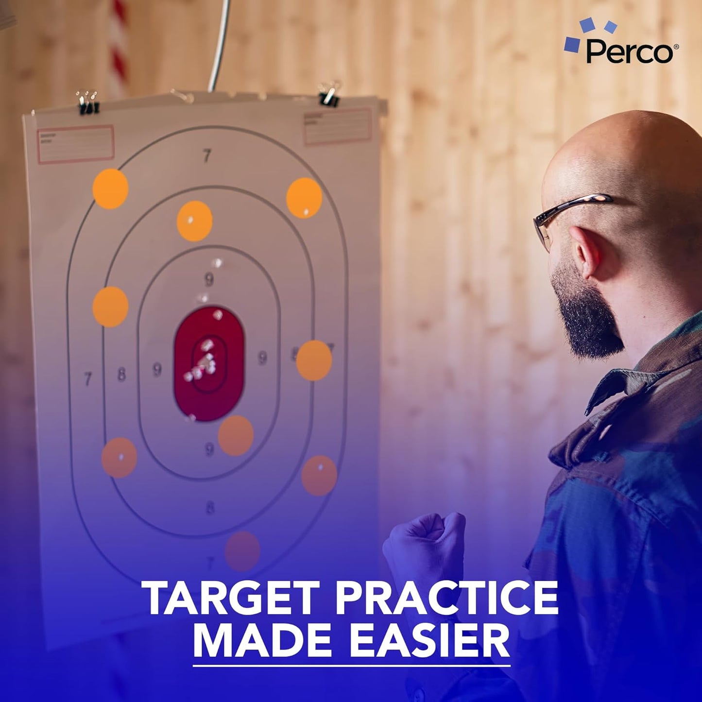 Perco Fluorescent Orange 2-Inch Perforated Circle Dot Sticker Labels — 10 Rolls, 5,000 Round Stickers — with Permanent Adhesive for Organizing, Color Coding, Bin Labeling, Packaging Alerts—Made in USA