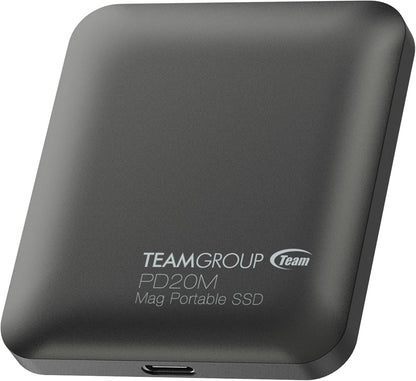 TEAMGROUP PD20M 2TB Magnetic External SSD Read up to 2000MB/s USB 3.2 Gen 2x2 Type-C 4K ProRes HDR Record iPhone 15&16 Pro Max,iPad TPSEG2002T0C108