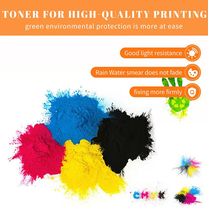 High Yield MX-C35T MX-C357F Toner Cartridge Replacement for Sharp MX-C35TB MX-C35TC MX-C35TY MX-C35TM for Sharp MX-C357F MX-C407P Printers (4-Pack Black Cyan Magenta Yellow)