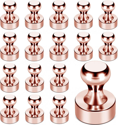 LOVIMAG Fridge Magnets, 18Pcs Cute Magnets for Refrigerator Strong Fridge for Whiteboard, Small Neodymium for Pink Magnet for Decorative Magnet,Kitchen, Office, School, Map