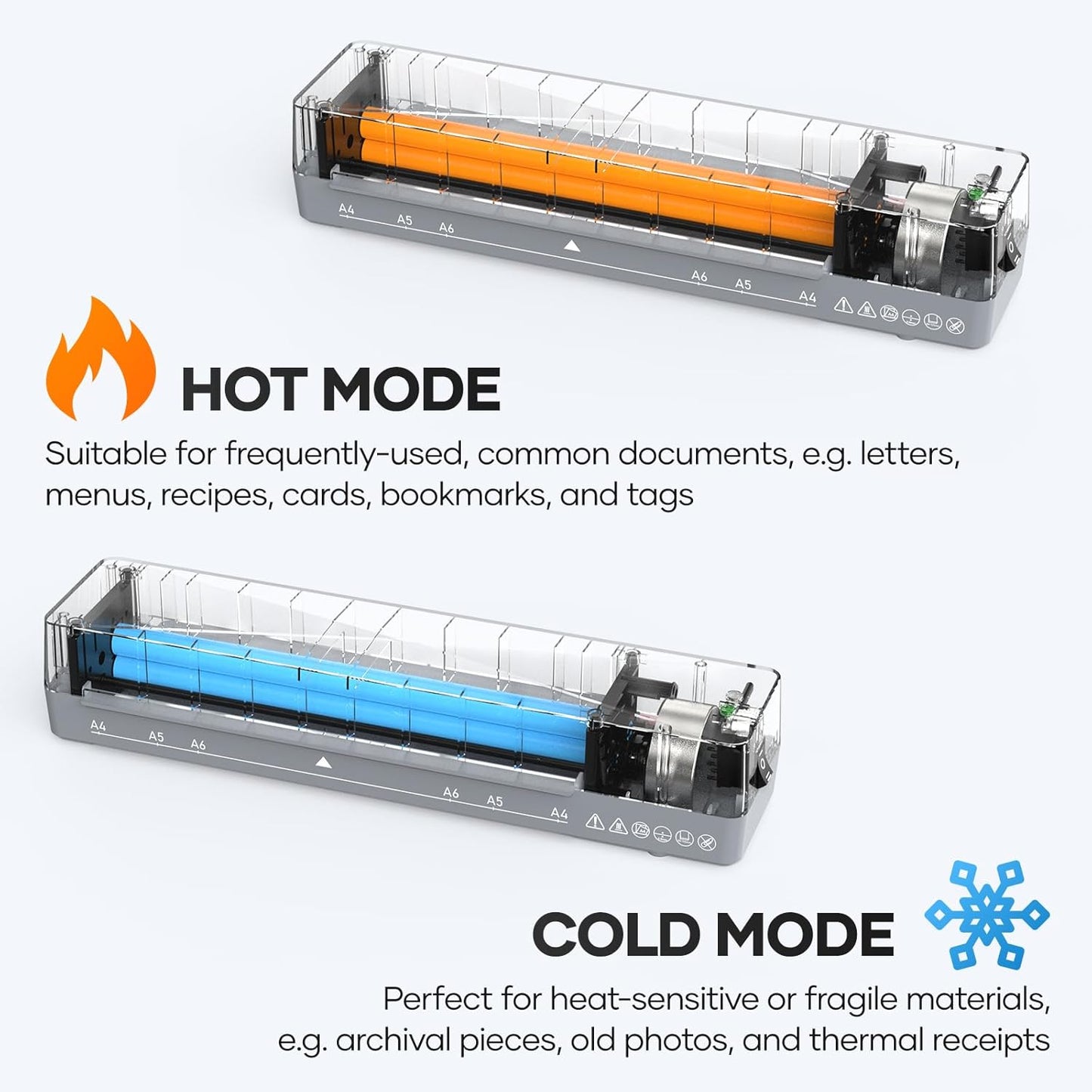 Laminator Machine 9 Inch, laminator with 10 Laminating Sheets, Laminating Machine Quick preheating with Paper Cutter, Low Noise, Plastificadora with ABS Jam Free