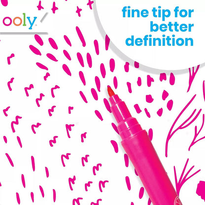 Ooly Yummy Yummy Scented Washable Markers Set of 12 - Scented Markers in 12 Classic Colors, Back to School Supplies