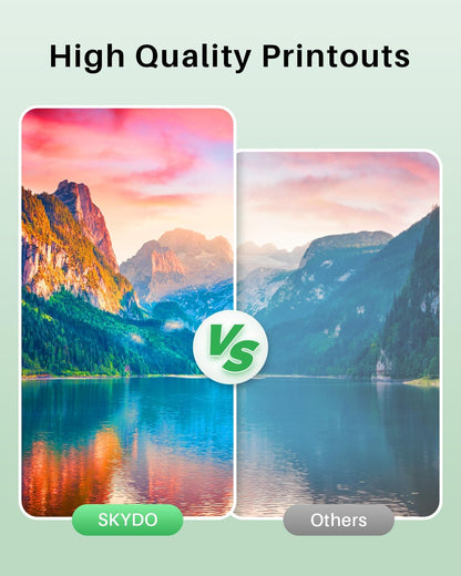 LC203XL Ink Cartridges 4 Pack Replacement for LC203 XL LC 203 Color Inks Use for MFC-J480DW MFC-J4420DW MFC-J880DW MFC-J885DW MFC-J680DW (BK/C/M/Y)