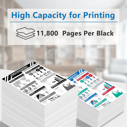 High Yield W9024MC Black Toner Cartridges [with chip] Compatible for HP W9024MC Toner for LJ Managed E40040dn Managed MFP E42540f Printer (11,800 Pages )