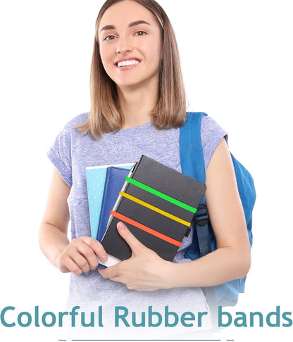 Rubber Bands Assorted Size & Color, Made In USA, 1 LB