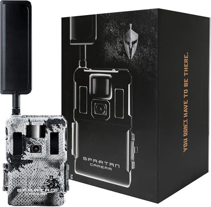 Spartan Camera GoLive2 4G LTE Trail Camera, 96°FOV Wide-Angle, Live Stream, Anti-Theft GPS, On-Demand Image & Video Capture, Real-time Updates, Built-in Lithium, Spartan Areus camo (1, AT&T)