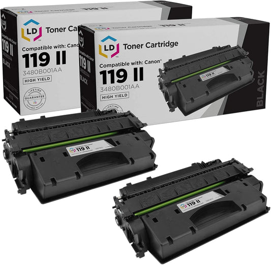 LD Products Compatible Toner Cartridge Replacement for (2-Pack, Black) Canon 119 High Yield for use in LBP251dw, LBP253dw, LBP6300dn, LBP6650dn, LBP6670dn, M6160dw, MF414dw, MF416dw, MF419dw, MF5850dn