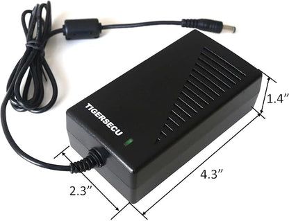 TIGERSECU Security Camera Power Adapter with 9-Way Power Splitter, 12V 5A 100V-240V 2.1x5.5mm Power Supply, Compatible with Lorex, Samsung, Q-See, Night Owl, Swann, Annke IP and BNC Cameras