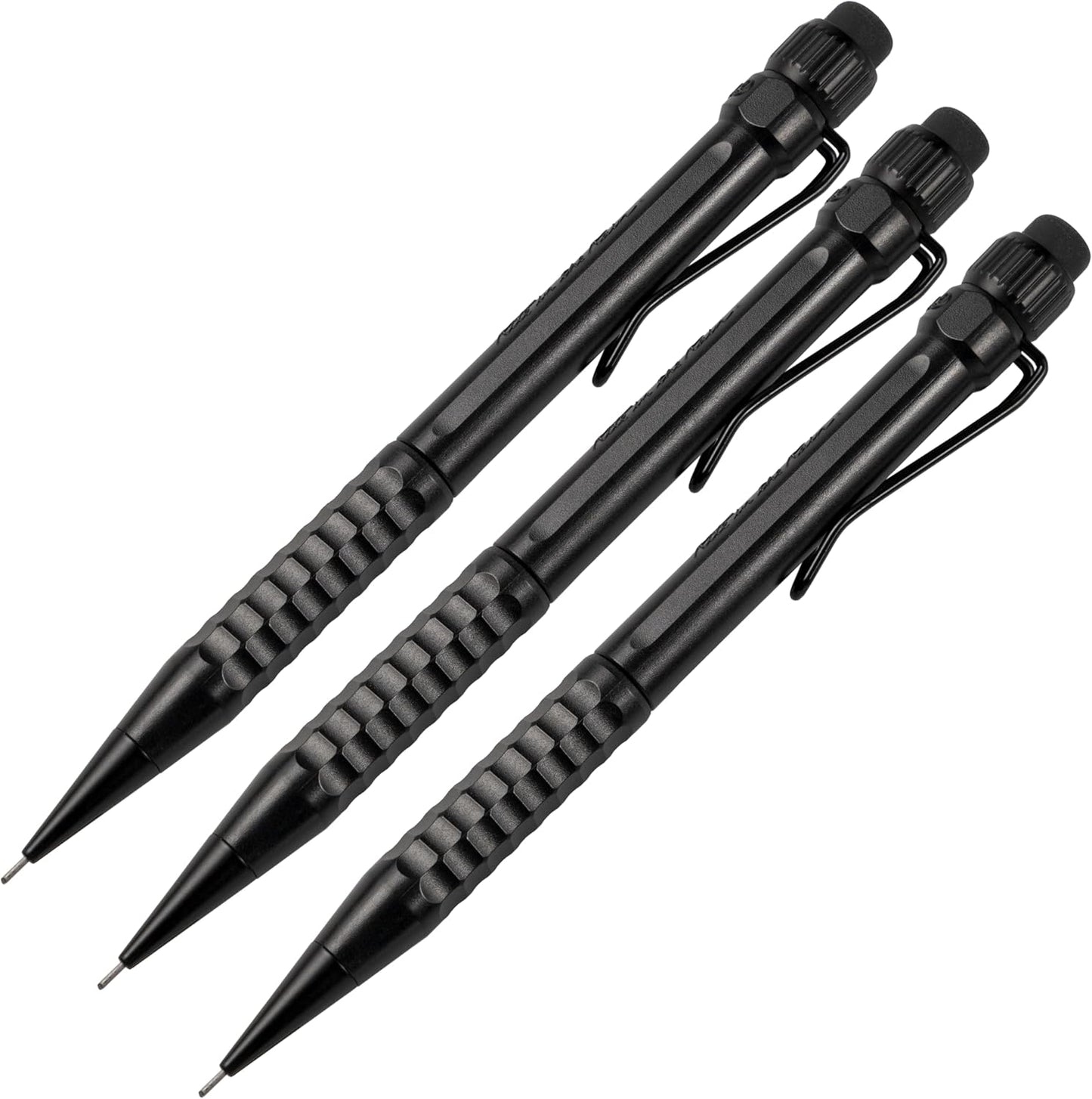 Rite in the Rain Weatherproof Mechanical Twist Pencil, Black Barrel, 0.9mm Black Lead, 3 Pack (No. BK9-3)
