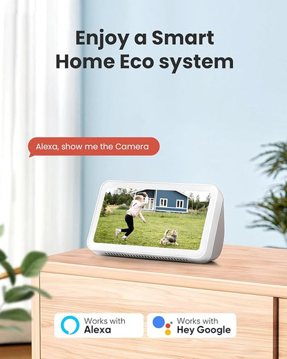 Solar Security Cameras Wireless Outdoor, 2K WiFi 6 Battery Powered Cameras, 360° View, AI Motion Detection, Color Night Vision, Two-Way Talk, Cloud/Local Storage, 2.4Ghz Only, 4Pack
