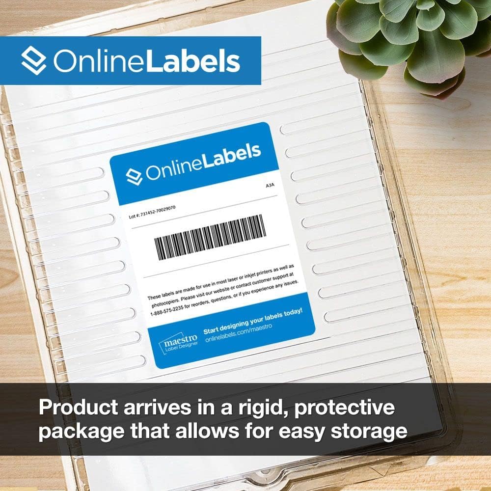 2 x 1 Rectangle Barcode Labels - Pack of 20,000 Labels, 500 Sheets - Inkjet/Laser Printer - Online Labels