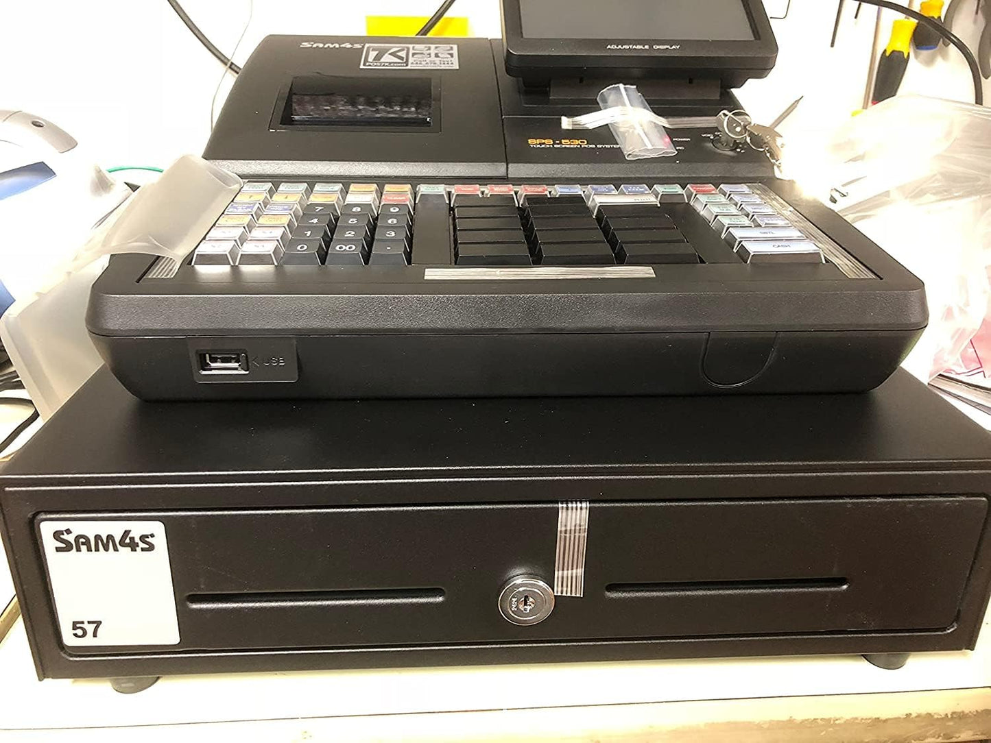 HK SYSTEMS SAM4S Cash Drawer Insert Money Tray 57, 5 Bills and 5 Coins, Compatible with Sam4s ER-5200, ER-5240, ER-5215, ER-380, ER-350, ER-520, ER-530, ER-650, ER-900 Series, SPS-300 Series