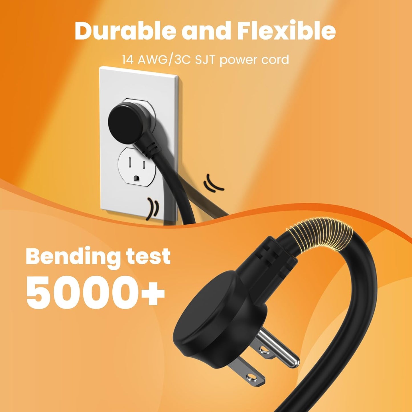 12 Outlet Long Power Strip, 2100 Joules Surge Protector, 6FT Power Cord, Wide Spaced Outlet Power Bar, Overload Protection Switch, Industrial Heavy Duty for Work Bench, Shop, Garage…