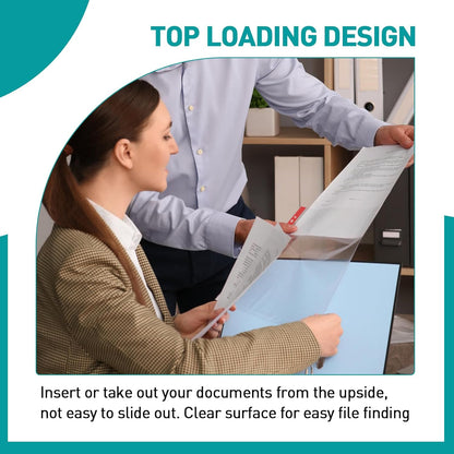 Sheet Protectors, PANDRI 600 Pack Color Heavy Duty Plastic Page Protectors Sheet Reinforced 11-Hole Fit for 3 Ring Binder Fits Standard 8.5 x 11 Paper, 9.25 x 11.25 Top Loaded, Excluding Acid