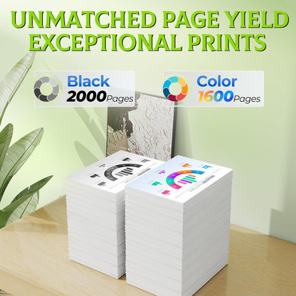 962XL Ink Cartridges Combo Pack OfficeJet Pro 9010 9015 9020 9018 Compatible with HP 962 XL Ink Cartridges HP962XL/962 HP962XL HP962 Printer Ink for OfficeJet Pro 9015 9010 9020 9018 9025 9012 9022