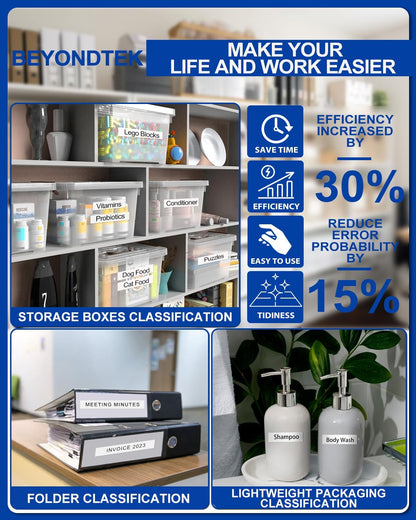 30PK Tz Tape 12mm 0.47 Laminated White Compatible with Brother P Touch Label Maker Tape 12mm 0.47 White Refill TZe-231 Label Tape for Brother P-Touch Label Maker PT-D210 PT-H110 PT-D220