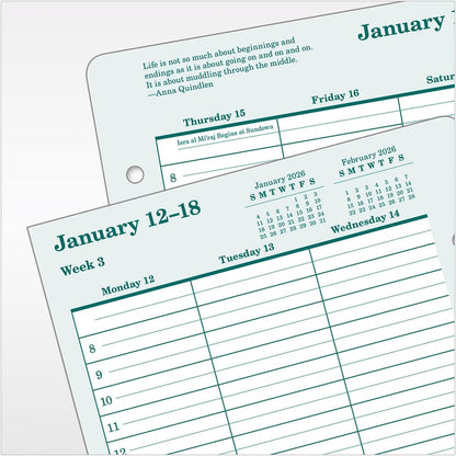 FranklinCovey - Original Weekly Ring-Bound Planner (Jan 2026 - Dec 2026, Classic)