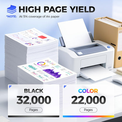 C950X2KG C950X2CG C950X2MG C950X2YG Toner Cartridge Set 4-Pack Replacement Compatible with Lexmark C950 X950 C952 X952 X954 C950de X952dte X950de X954dhe Laser Printer Ink Black Cyan Magenta Yellow