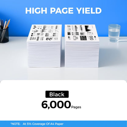 KingKJ H815 S2810 Black Toner Cartridge 2-Pack High Yield Replacement for Dell 593-BBMF 593-BBML Toner Cartridges Compatible with Dell H815 S2810dn H815dw S2815dn Laser Printer Ink All-in-One Copier