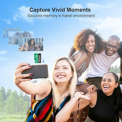 TOPESEL 128 GB Micro SD Card, 4K Camera Pro, UHD Video for GoPro, Action Camera, Drone, Smartphone, R/W up to 90/35 MB/s MicroSDXC Memory Card UHS-I U3 A1 V30
