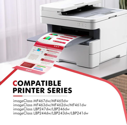 070 Toner Cartridge Black 2 Pack Compatible for Canon 070 Toner Cartridge 070H CRG070 CRG-070 CRG-070H CRG070H for Canon imageCLASS MF465 MF462 LBP247 LBP246 Printer Ink