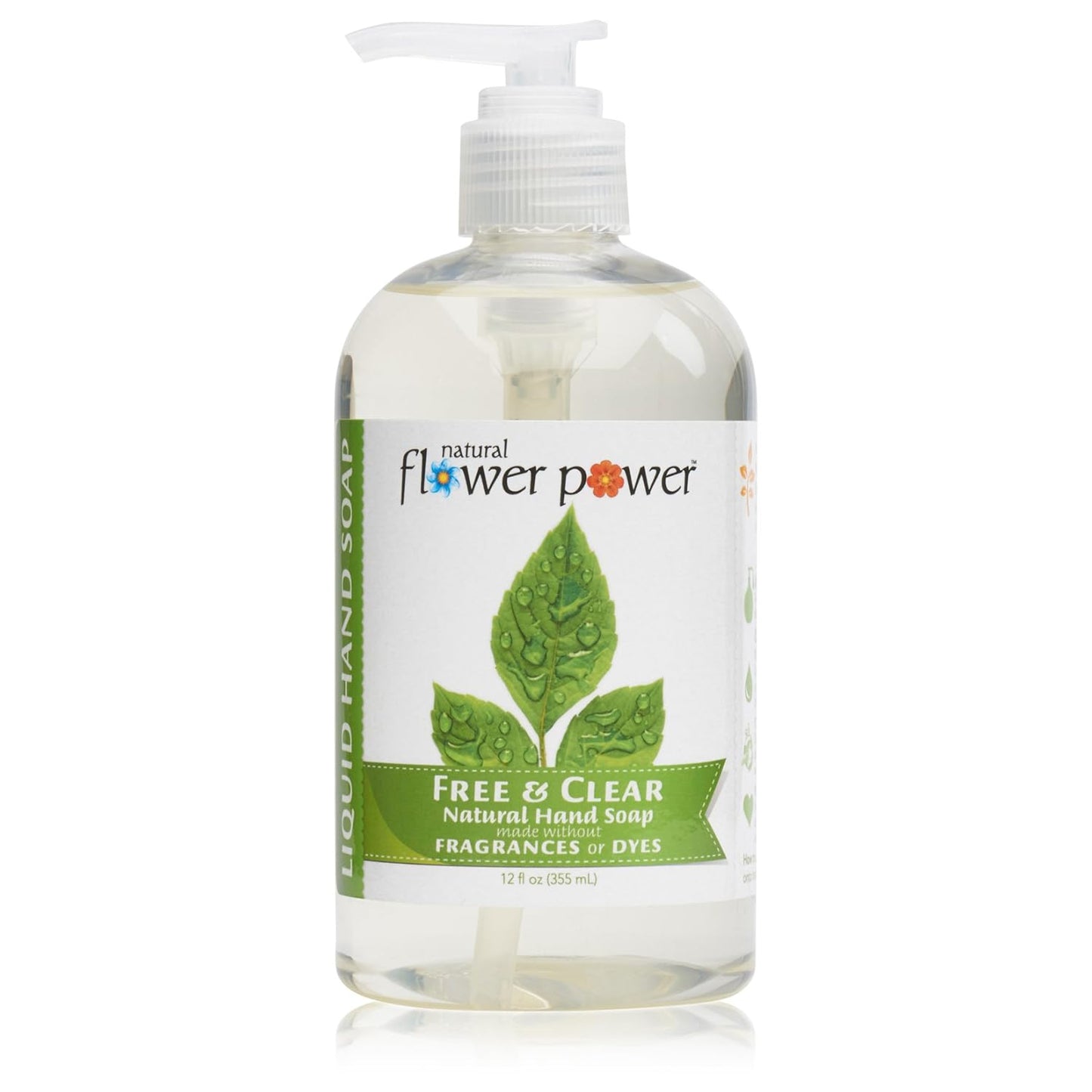 Liquid Hand Soap – Plant-Derived and Bio-Based Formula – Sulfate-Free, pH-Balanced, Vegan – 3 Pack - Free & Clear Unscented – 3 x 12 oz