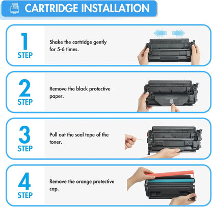 148A Toner Cartridge Black 148X Compatible Replacement for HP 148A 148X W1480X W1480A for HP Laserjet Pro 4001n 4001dw 4001dn MFP 4101fdw 4101fdn Printer Ink (2 Pack)