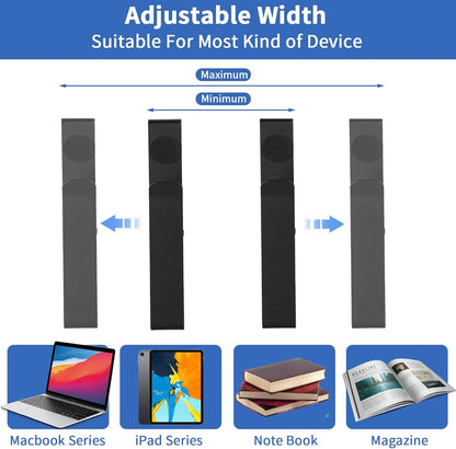 LUKETURE Adjustable Side Laptop Mount, No Drill Laptop Holder, Under Desk Storage, Clamp-On Laptops Stands, Desk Side Mount for Laptops, Mac mini, Keyboard with Anti-Scratch Silicone