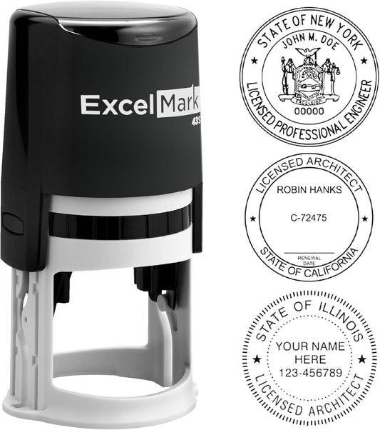 ExcelMark Self Inking Professional Stamp - Engineer / Architect