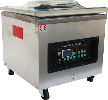 INTSUPERMAI DZ-450 Desktop Single Chamber Vacuum Packaging Machine Deepen Vacuum Champer Desktop Vacuum Sealing Machine Packaging Sealer 110V