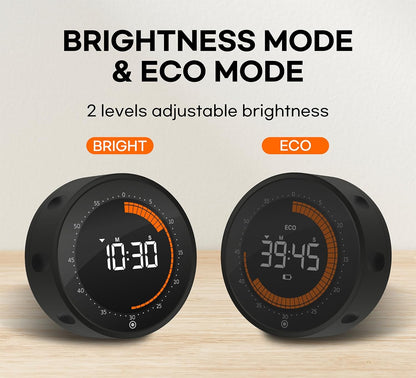 Digital Visual Timer, 60 min Countdown & Count up, Large Screen for Kids & Senior, Magnetic, Kitchen Cooking, Gym, Classroom, Productivity time Management Tool for Autism & ADHD