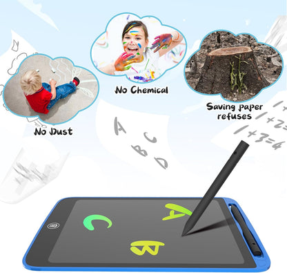 SOOOO LCD Writing Tablet for Kids 10 inch 2 Packs, Doodle Board, Drawing Tablet for Toddler Girls/Boys Toys Learning Drawing Toy for 3 4 5 6 7 Years Old Kids, Dark Blue and Black
