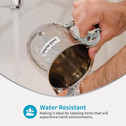 Airmall Replacement for Brother P-Touch Cube Plus PTH110 PT-1750 PT-P710BT PT-D410 PT-P700 Label Tape Tze-231 1/2 Inch x 26.2 ft(8m) TZe TZ Tape Refill Label Maker Tape 12mm 0.47 White, 6-Pack