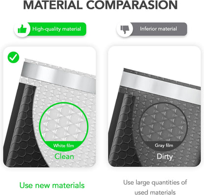 Fuxury Bubble Mailers 6x10" 100 Pack Black Padded Envelopes Usable Size 6x9" Thick Mailing Envelopes Bubble Opaque Padded Mailers Shipping Bags for Mailing Jewelry Makeup Small Business#0