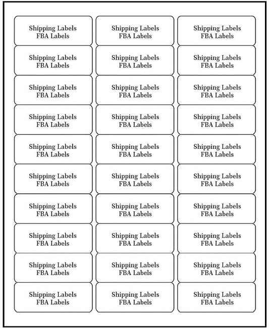 Address Labels for Inkjet Printers 1" x 2-5/8", Pack of 6000 Labels
